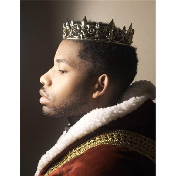 Royal Full Round King Crown Crystal Tiara for Men Party Hats Costume - Picture 3 of 14